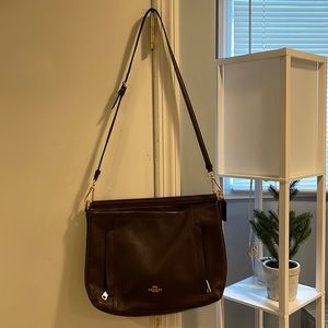 Leather Brown Coach Bag